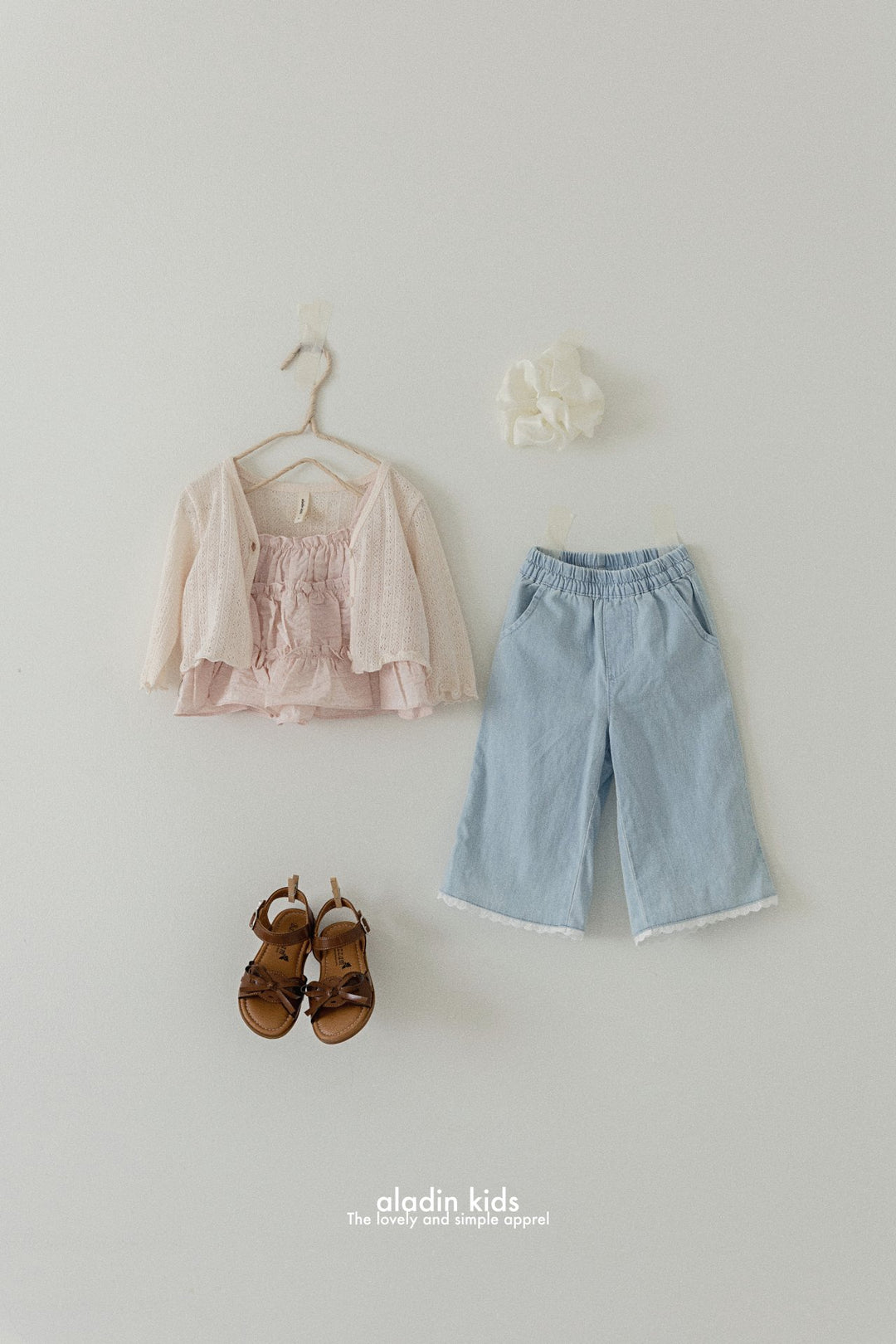 Eyelet cardigan