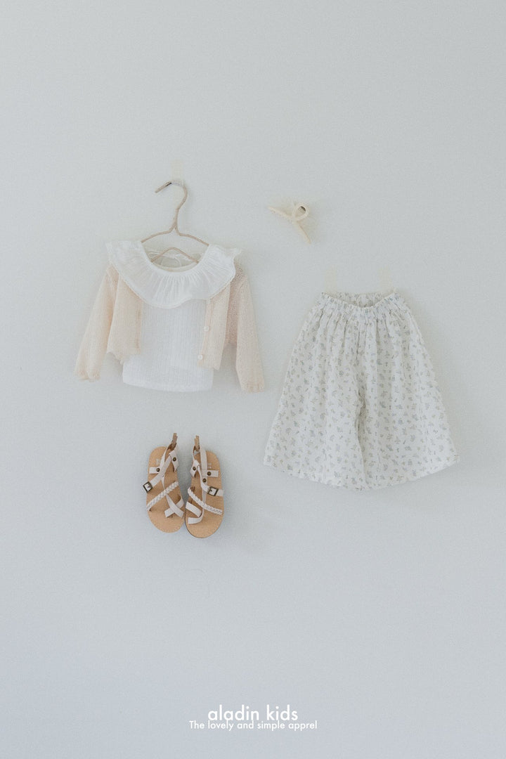 Eyelet cardigan