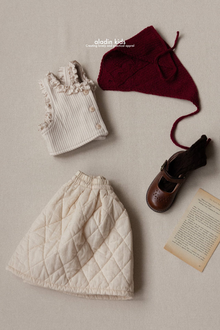 Winter frill vest