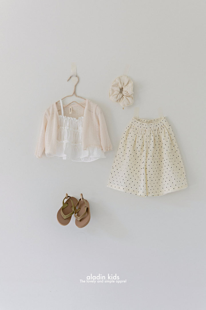 Eyelet cardigan