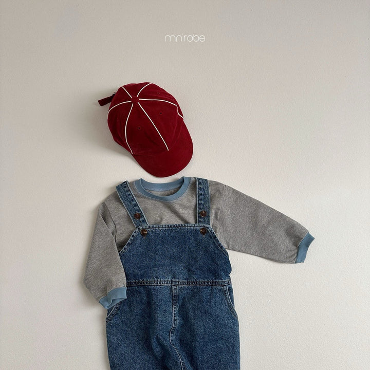 Allday denim overalls