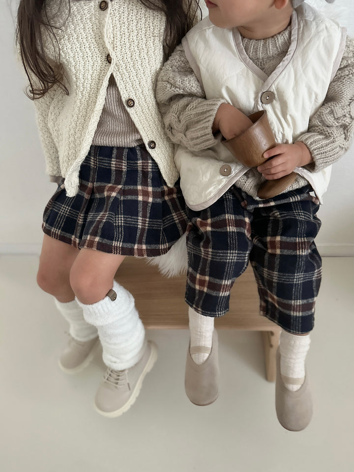 Classic check pants
