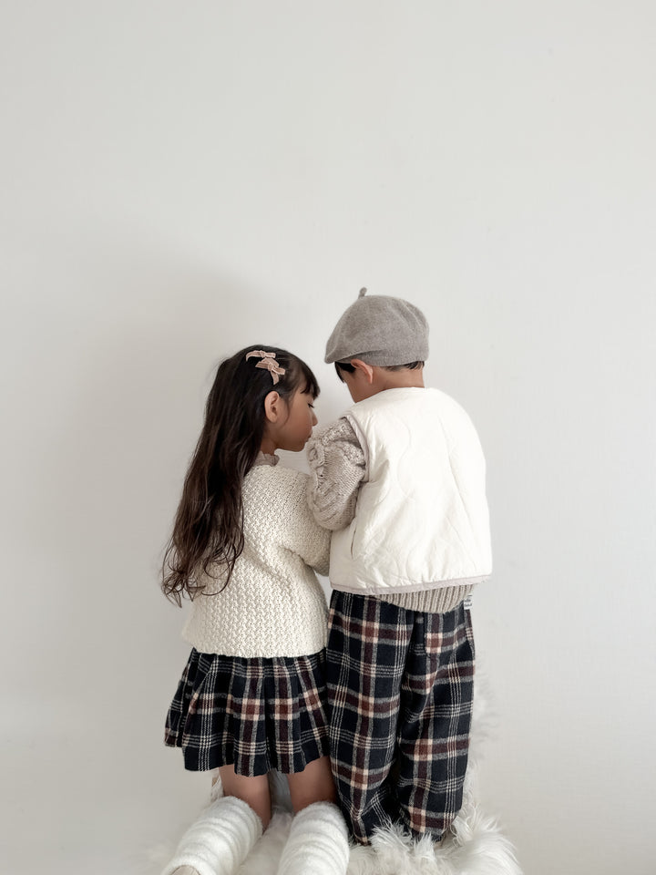 Classic check pants