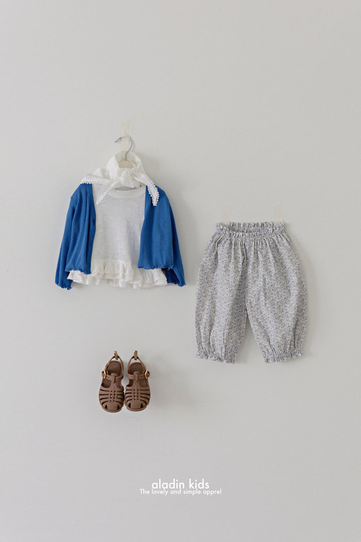 Eyelet cardigan
