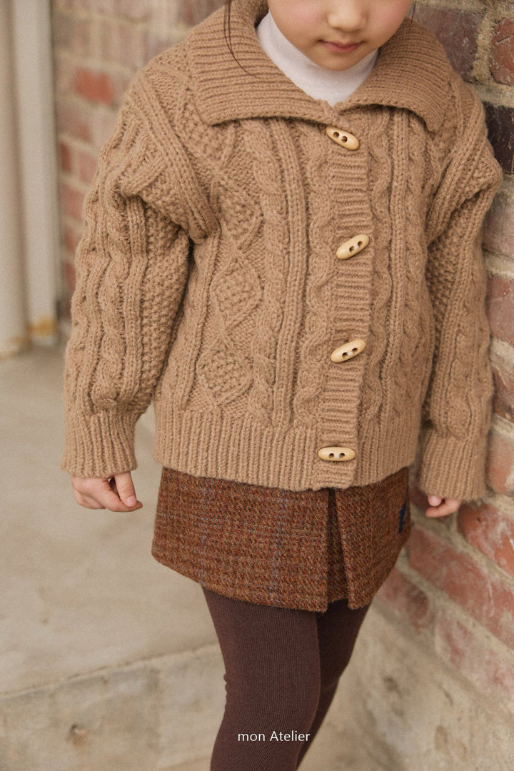 Chocolate cardigan