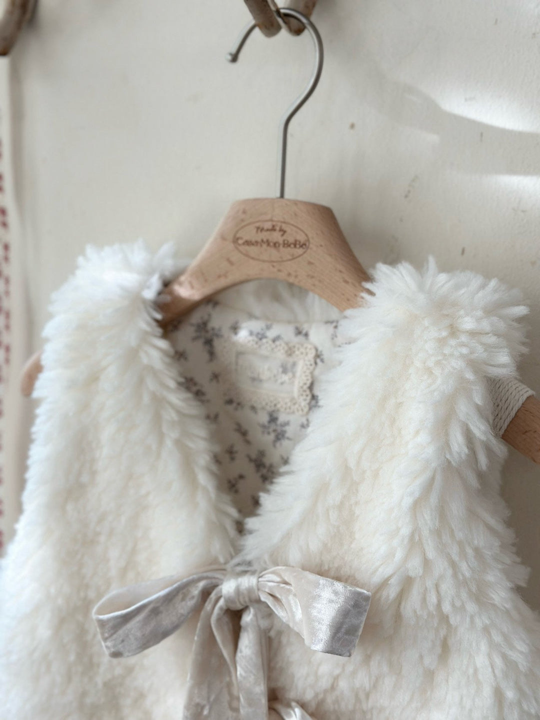 Double sided eco fur vest