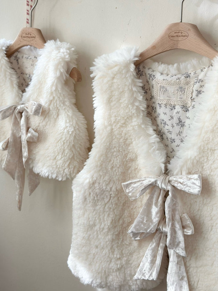 Double sided eco fur vest (mom)