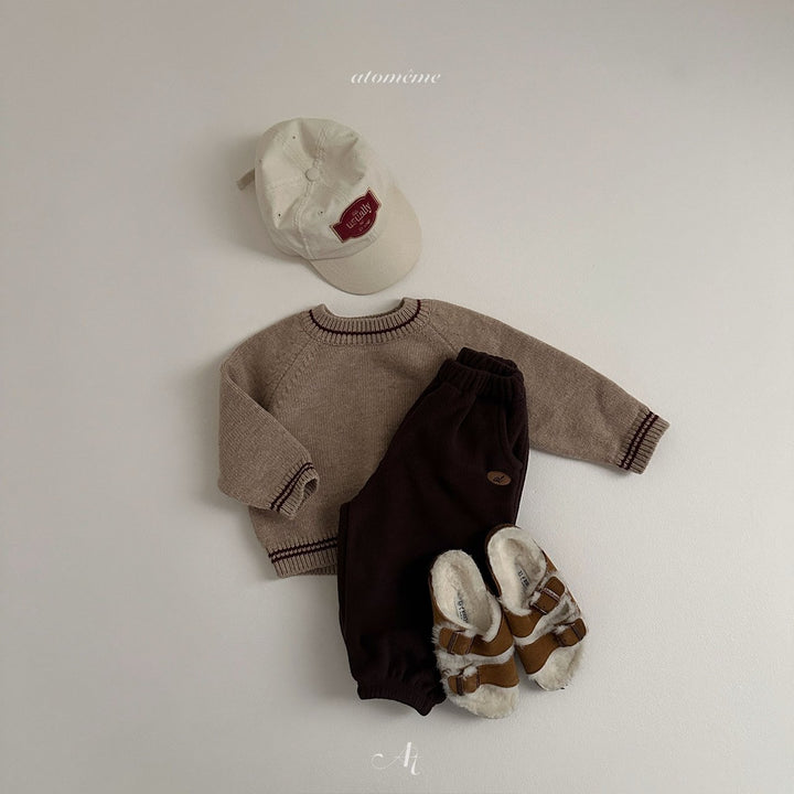 【予約】Oatmaeal knitwear