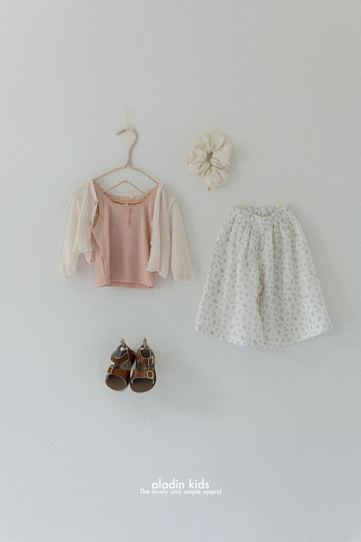 Eyelet cardigan