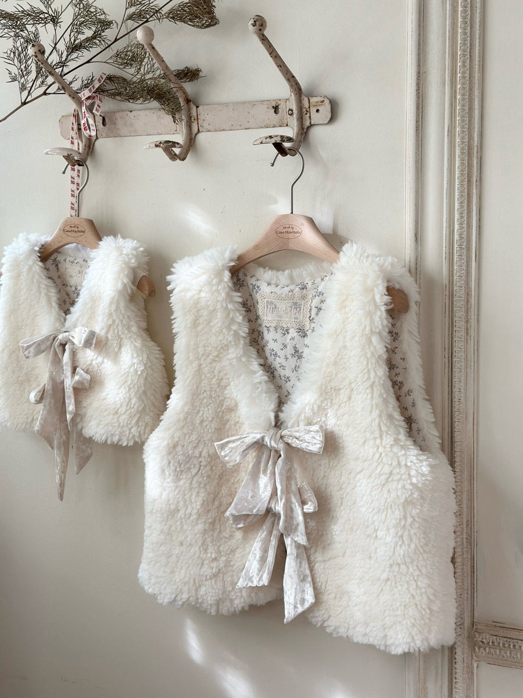 Double sided eco fur vest (mom)