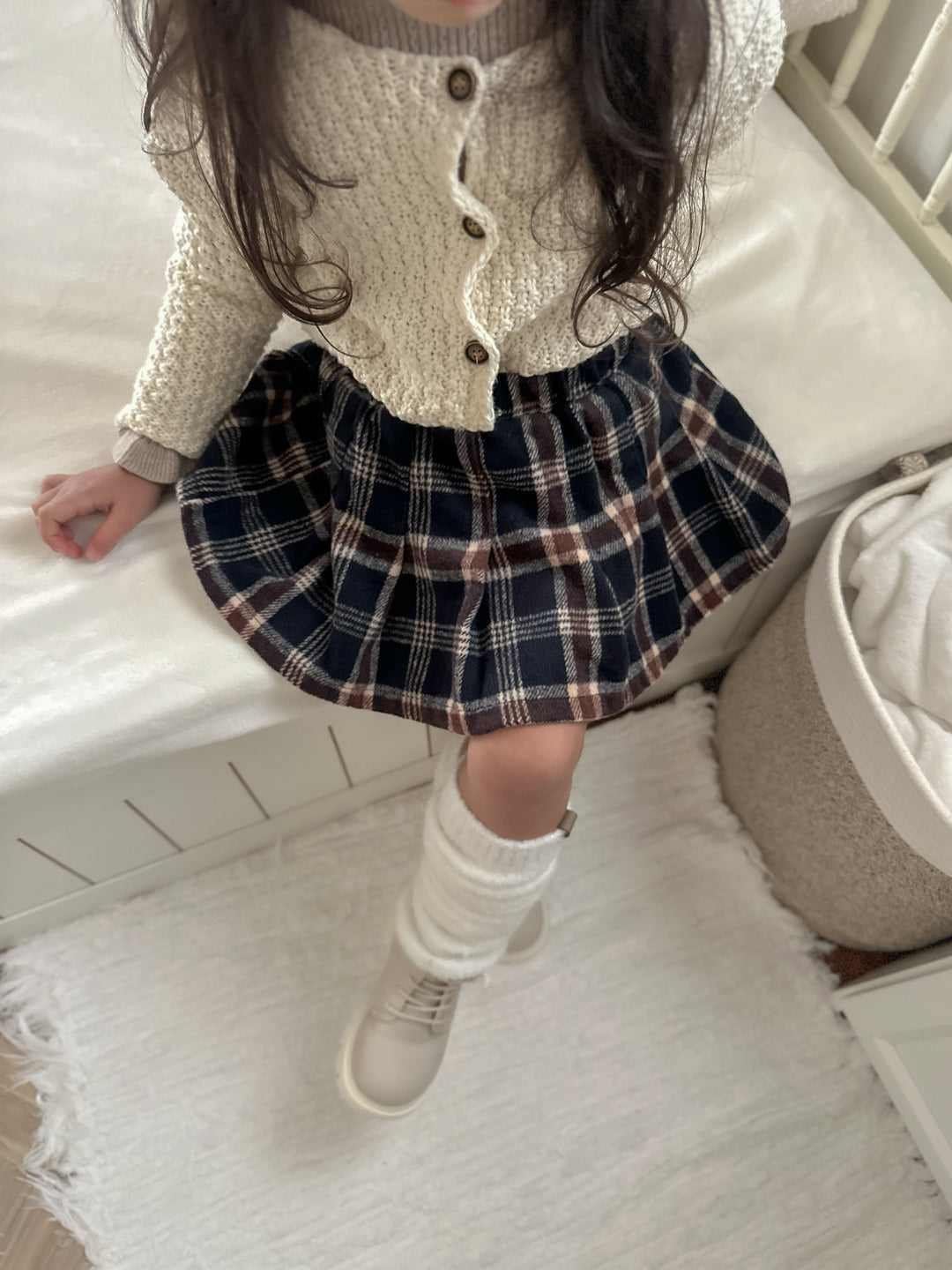 Classic check skirt