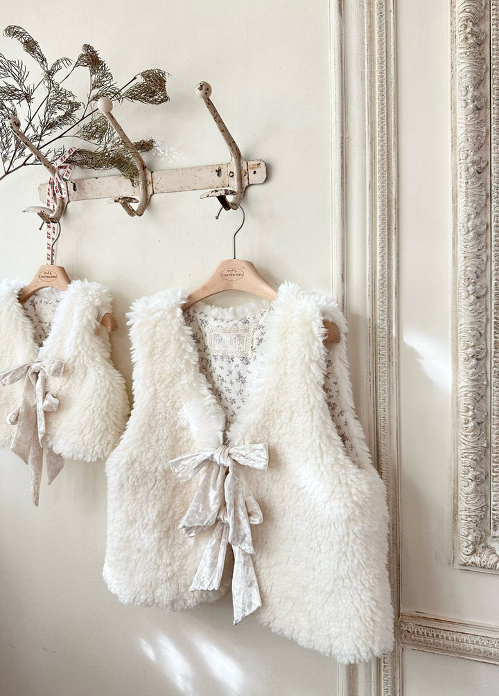 Double sided eco fur vest (mom)