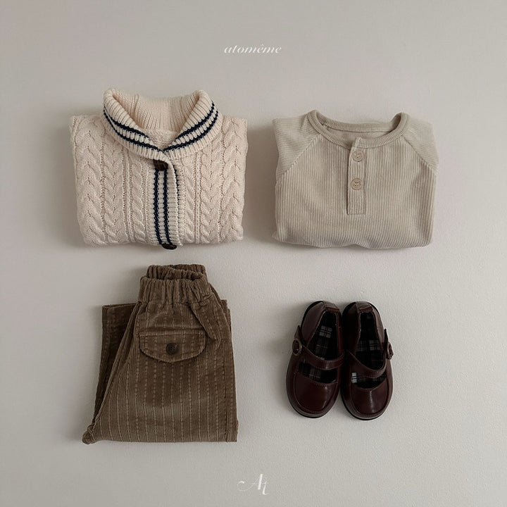 【予約】Cable knit cardigan