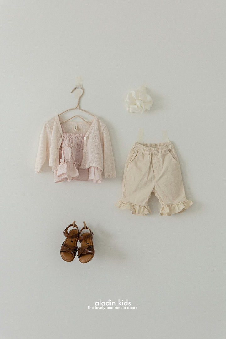 Eyelet cardigan