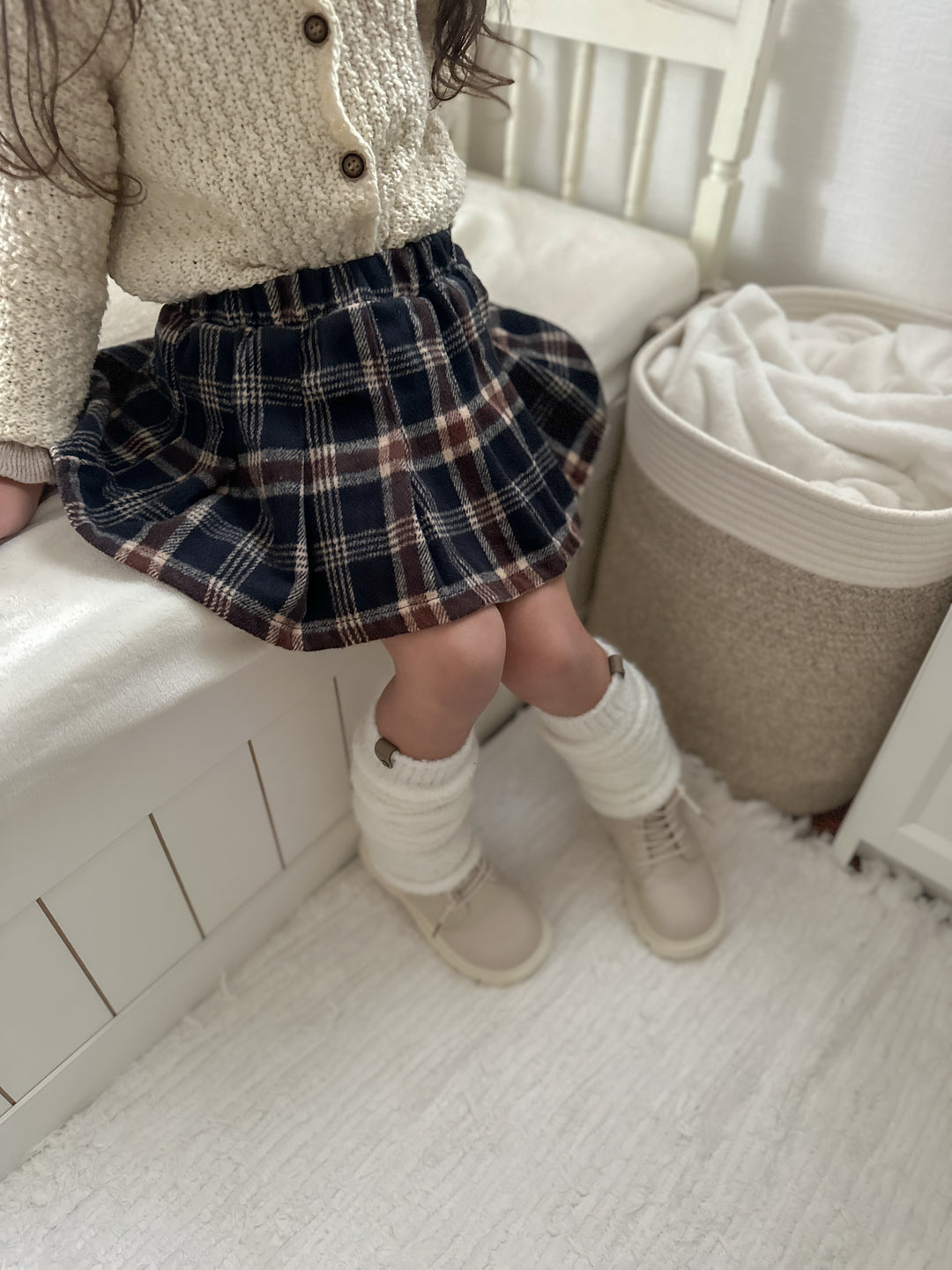 Classic check skirt