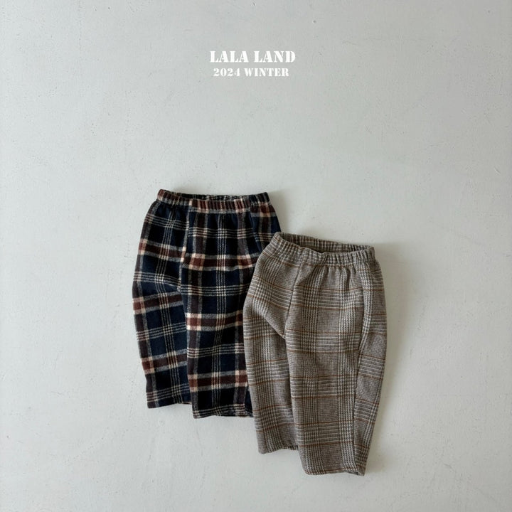 Classic check pants