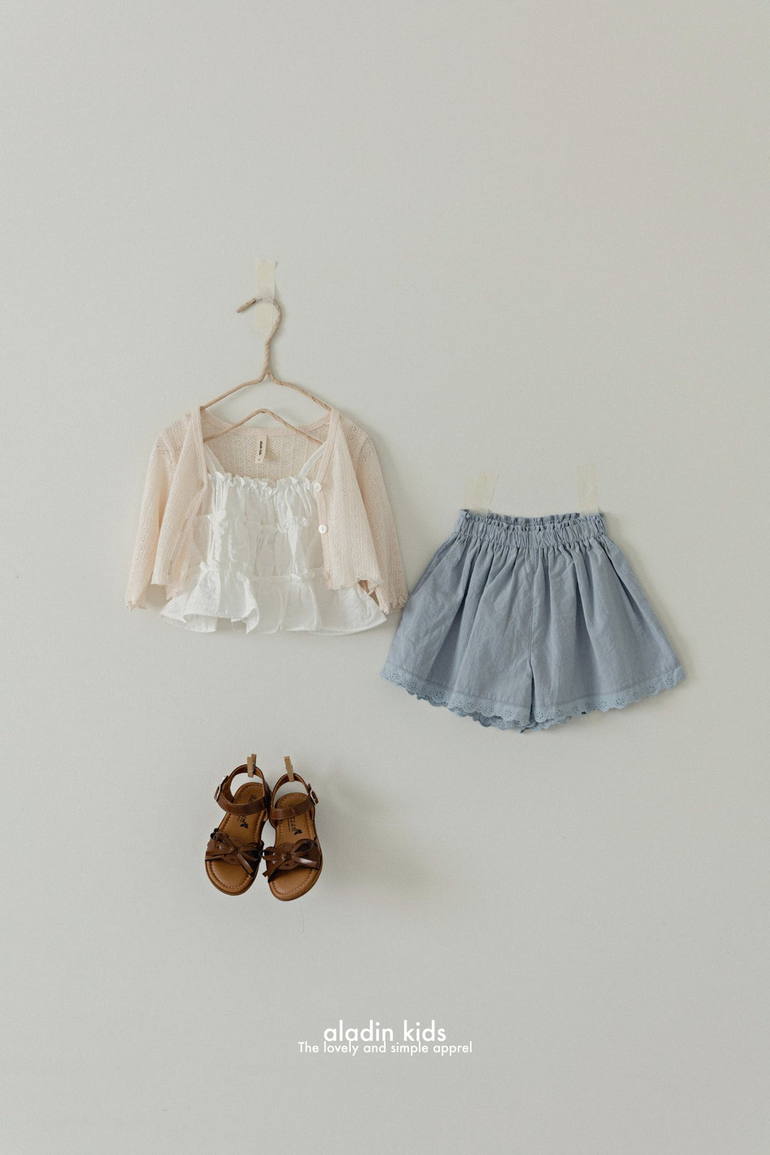 Eyelet cardigan