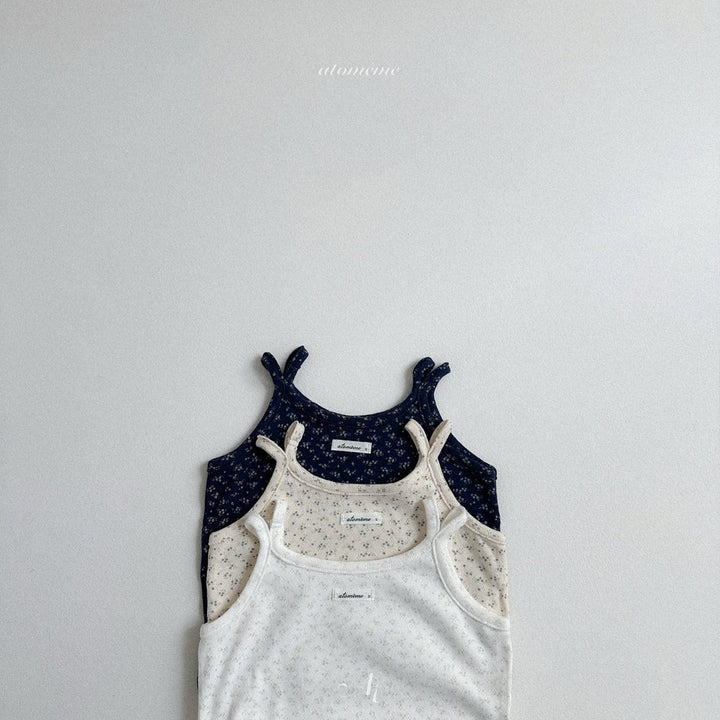 Floral sleeveless t-shirt