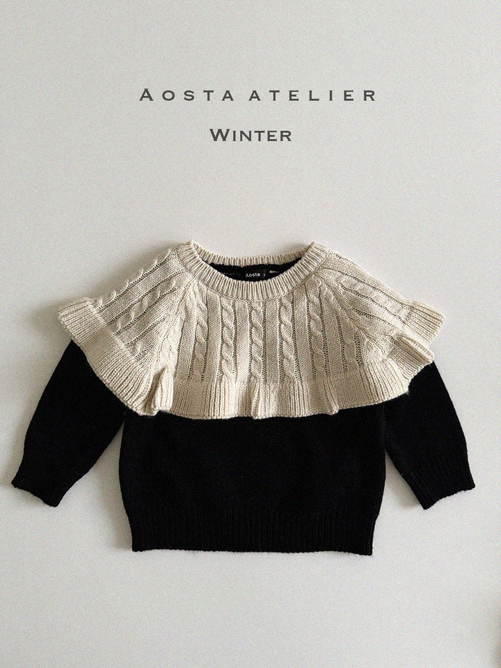 Knit cape tee