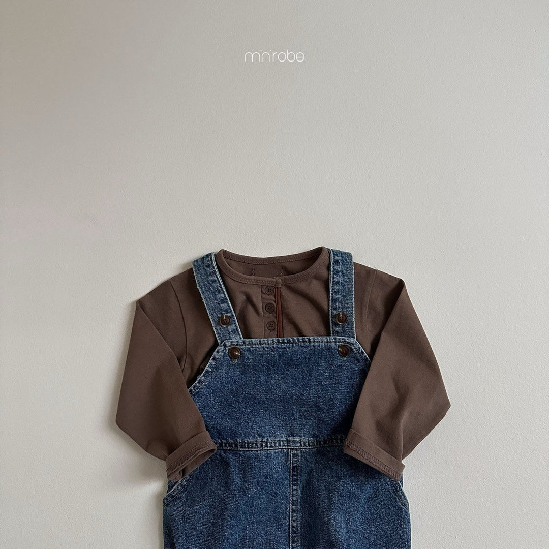 Allday denim overalls