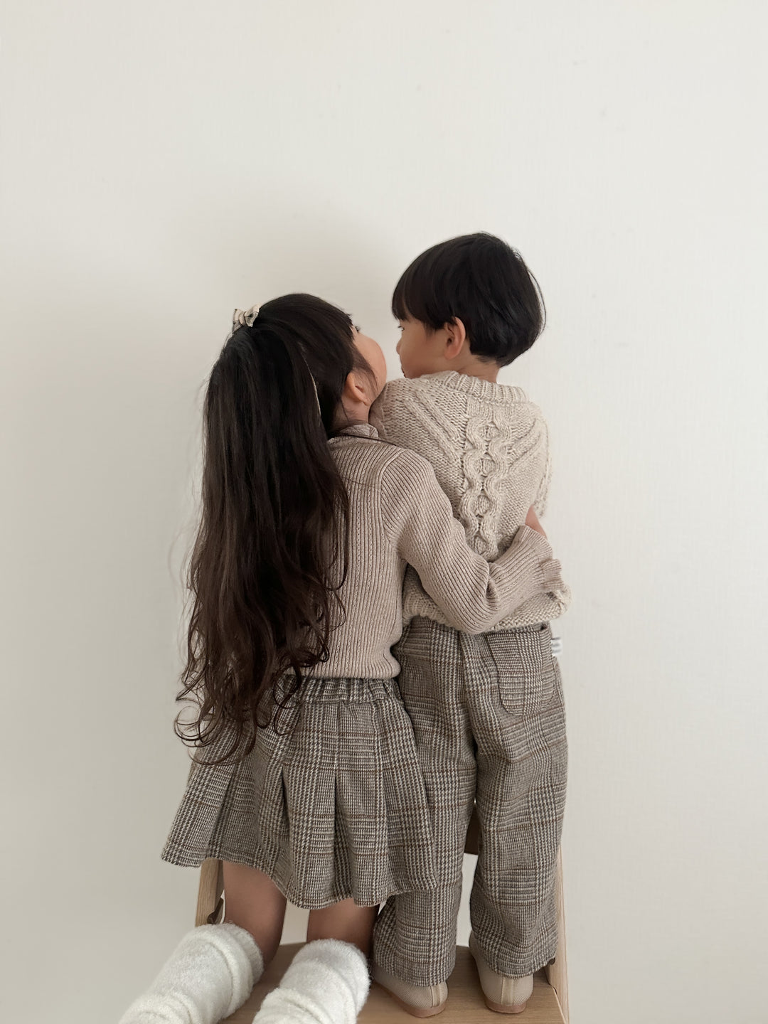 Classic check skirt