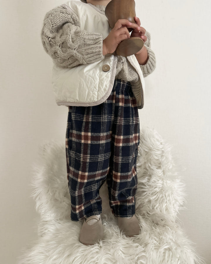 Classic check pants