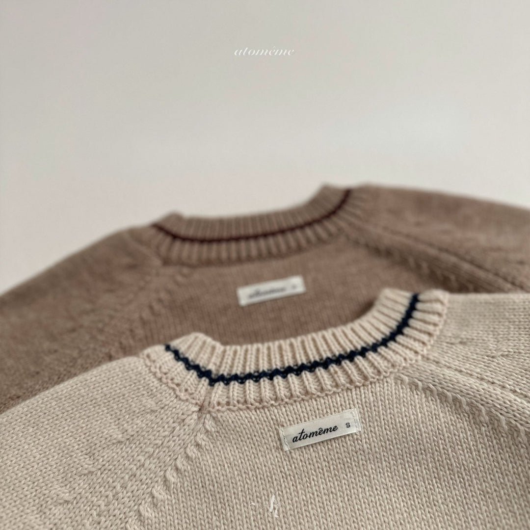 【予約】Oatmaeal knitwear