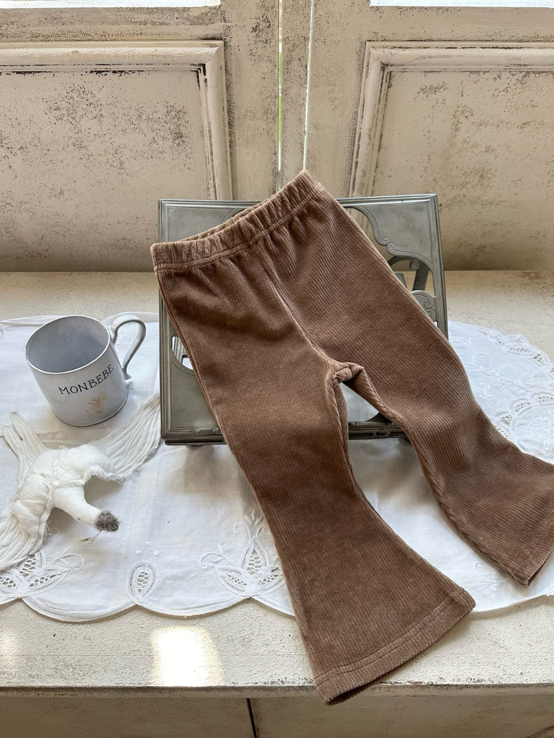 Corduroy bootcut pants