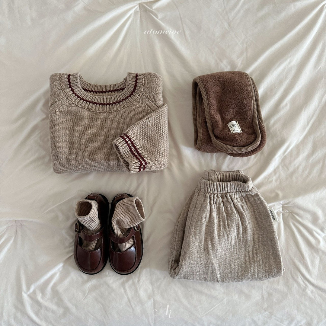 【予約】Oatmaeal knitwear