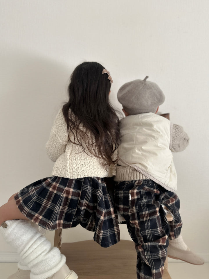 Classic check pants