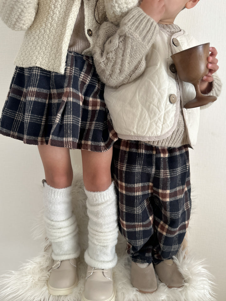 Classic check pants