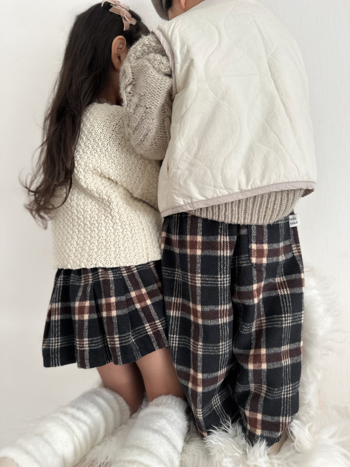 Classic check pants