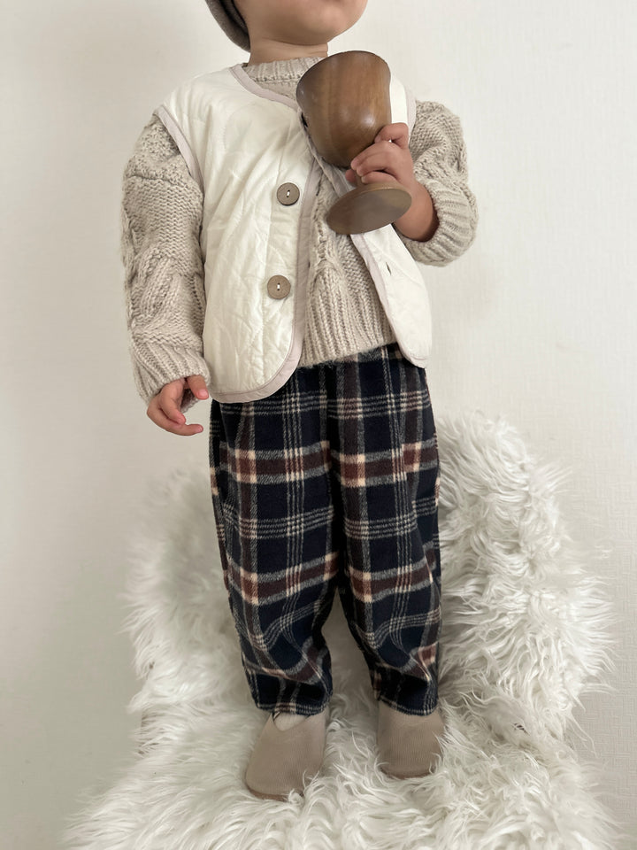 Classic check pants