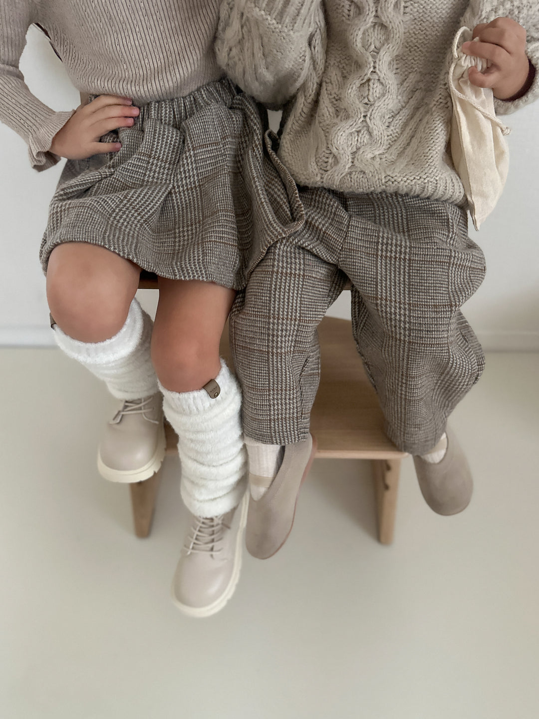 Classic check skirt