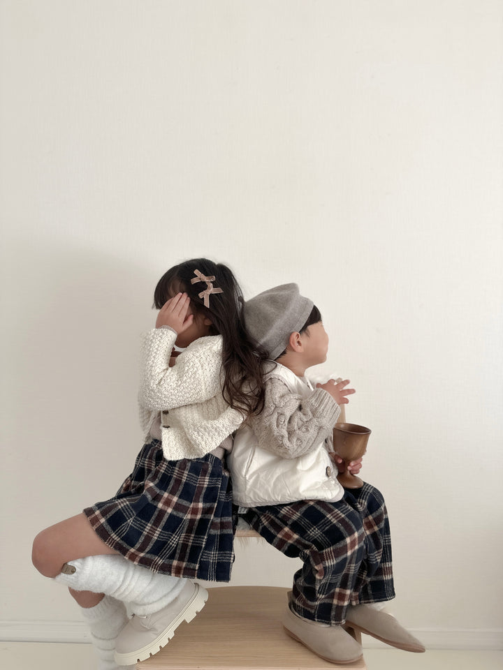 Classic check pants