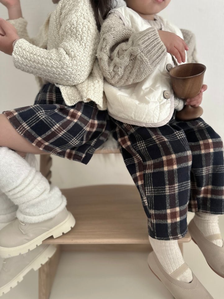 Classic check pants