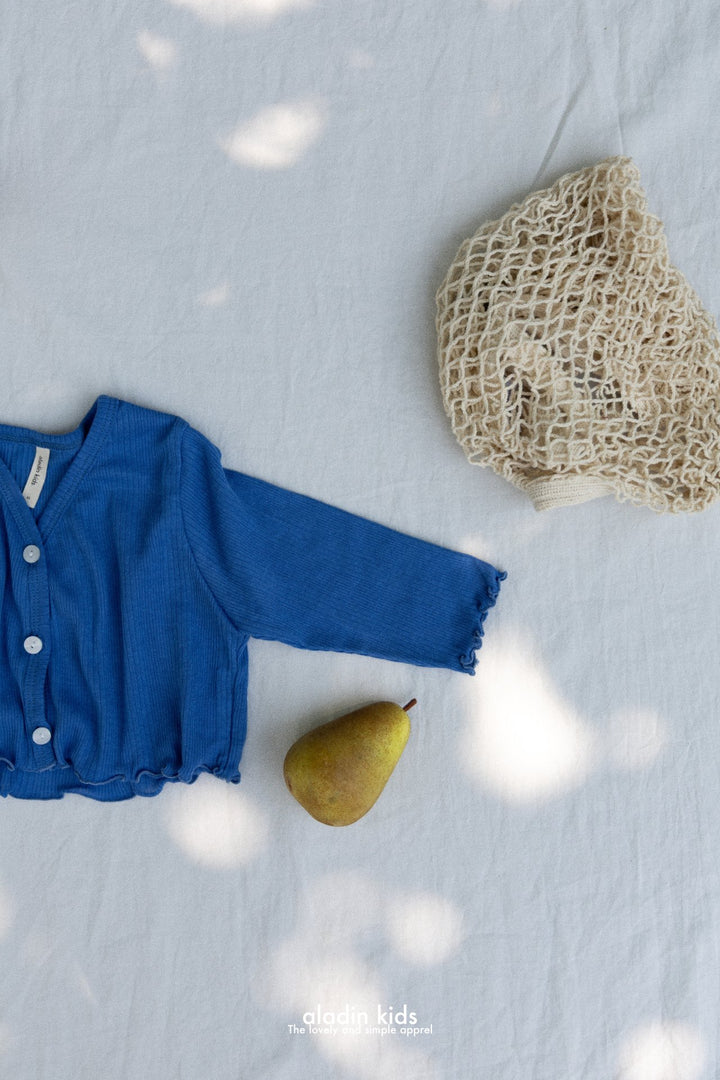 Eyelet cardigan