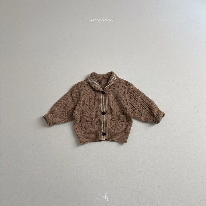 【予約】Cable knit cardigan