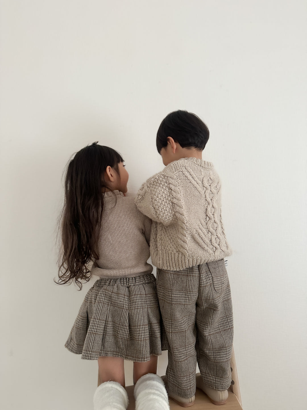 Classic check skirt