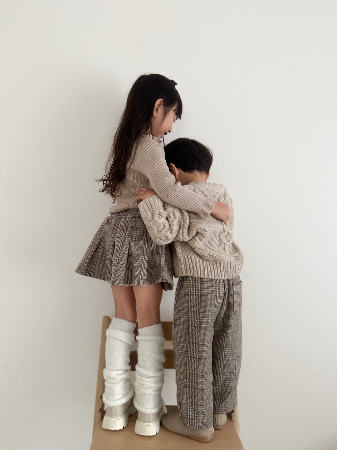 Classic check skirt
