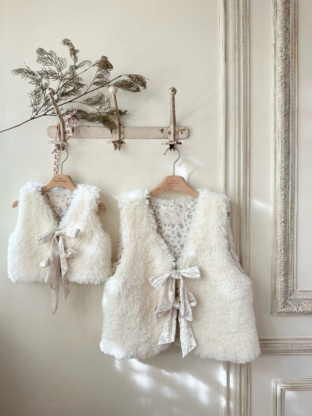 Double sided eco fur vest (mom)