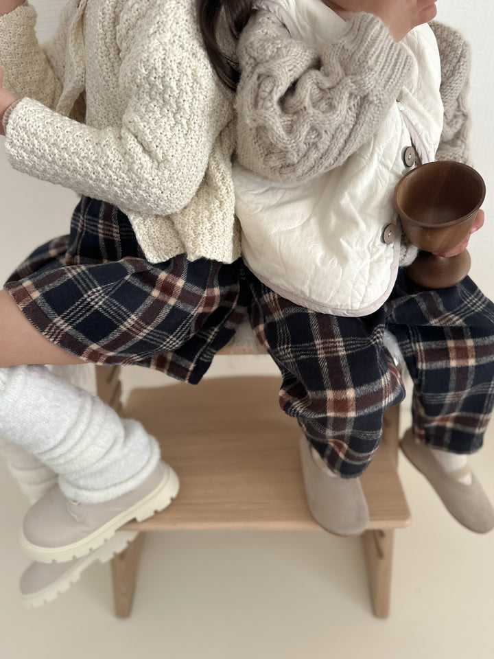 Classic check pants
