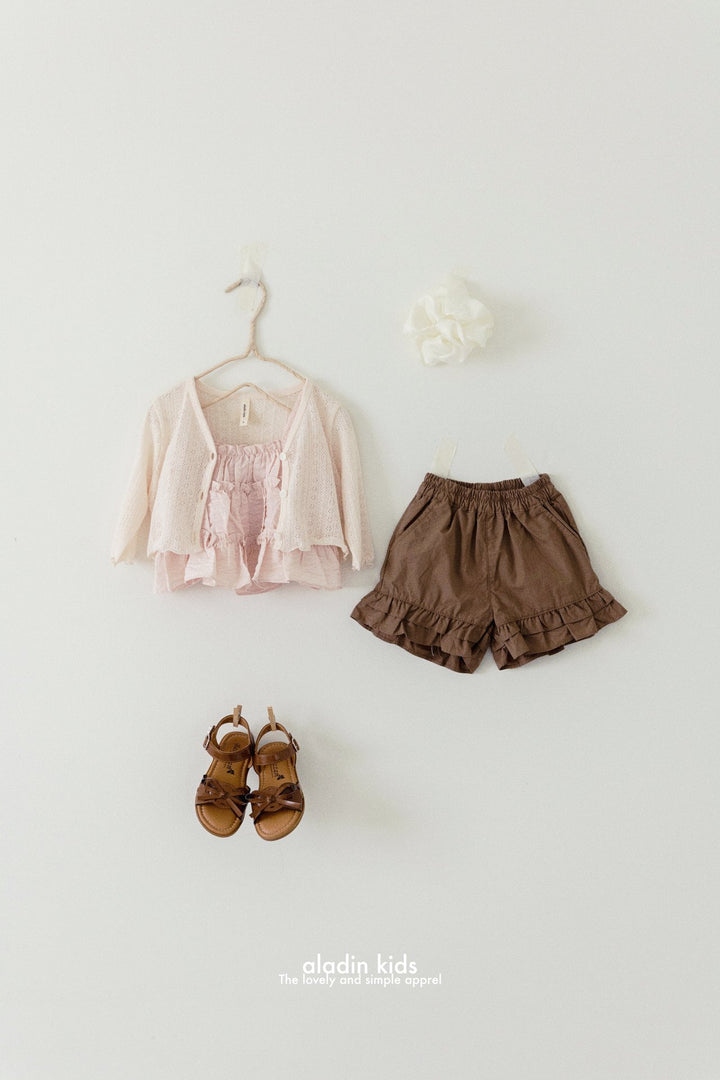 Eyelet cardigan