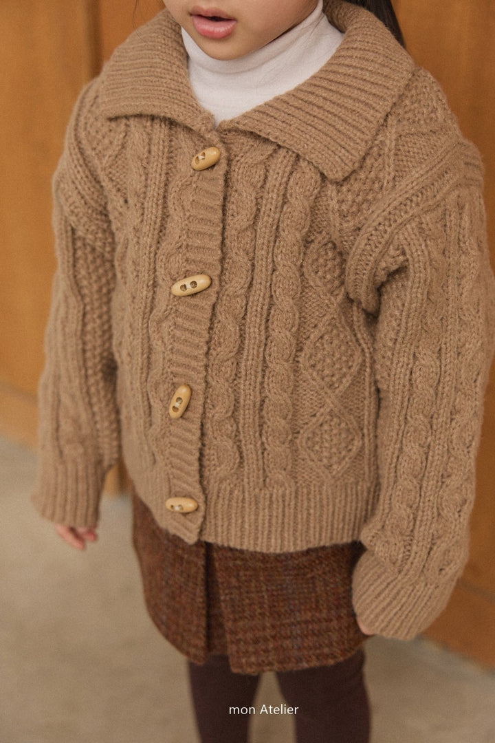 Chocolate cardigan