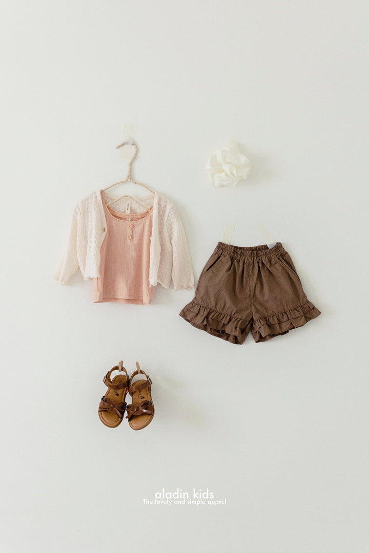 Eyelet cardigan