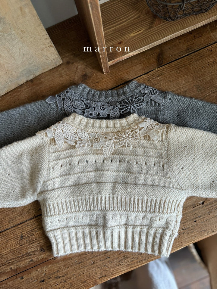 Knit cardigan